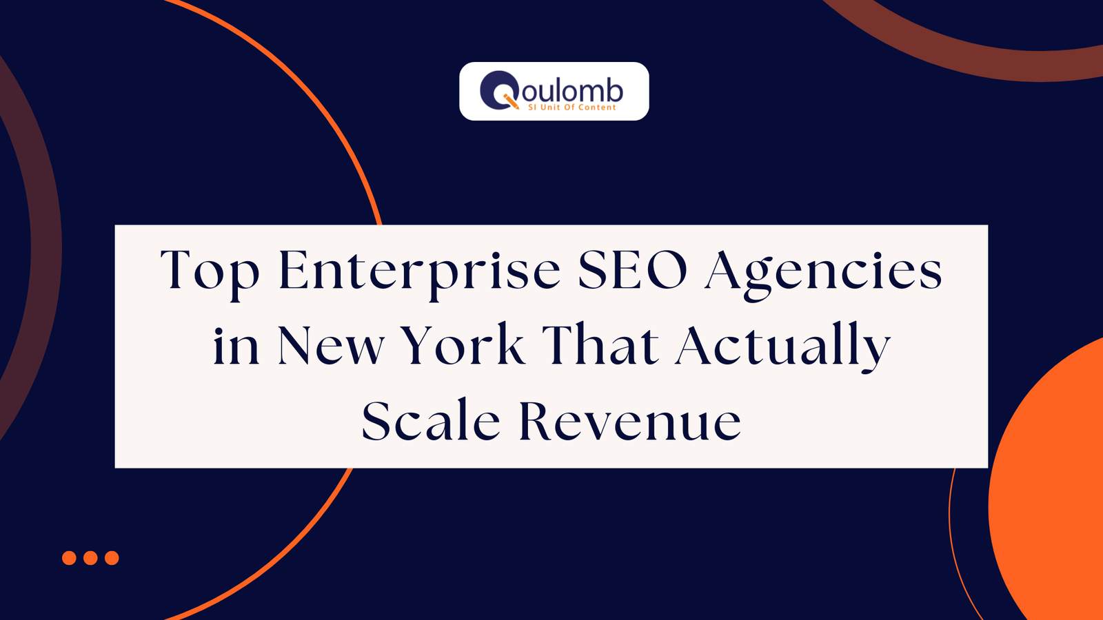 Top Enterprise SEO Agencies in New York That Actually Scale Revenue